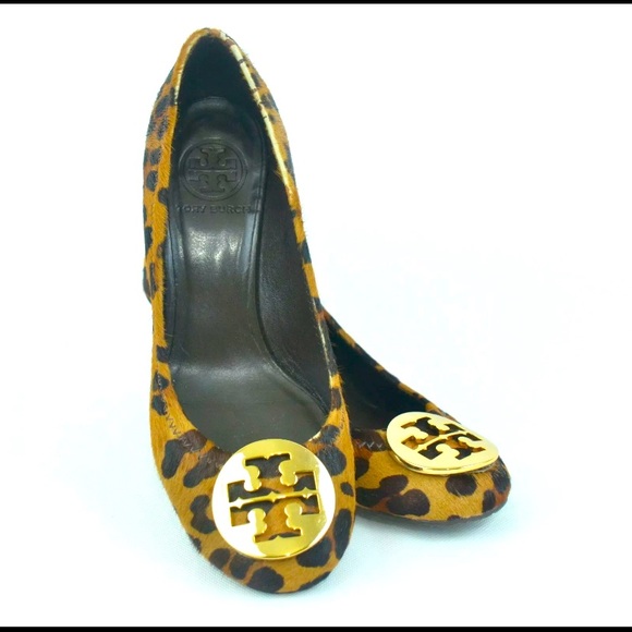 Tory Burch “Sophie” wedge heels, size 9 - Picture 1 of 7
